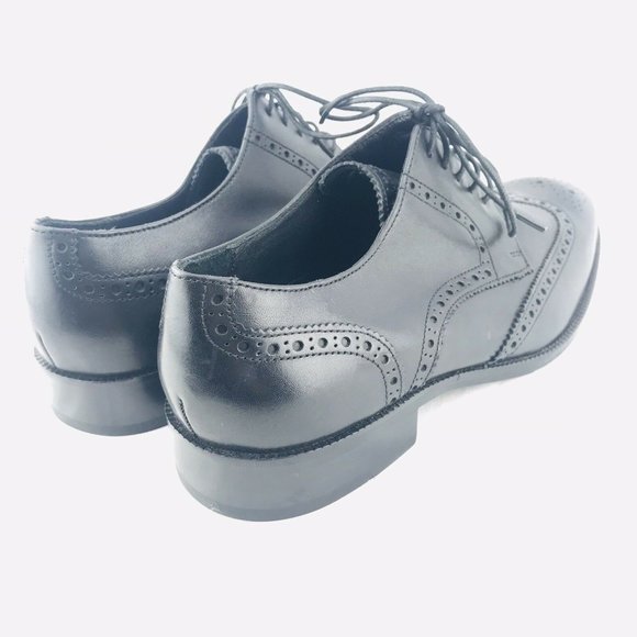 Cole Haan Wingtip Dress Shoes Mens 8.5 Black Lace main image 6